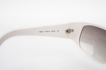 Lunettes de soleil blanches Chanel