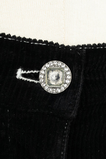 Pantalon en velours Chanel