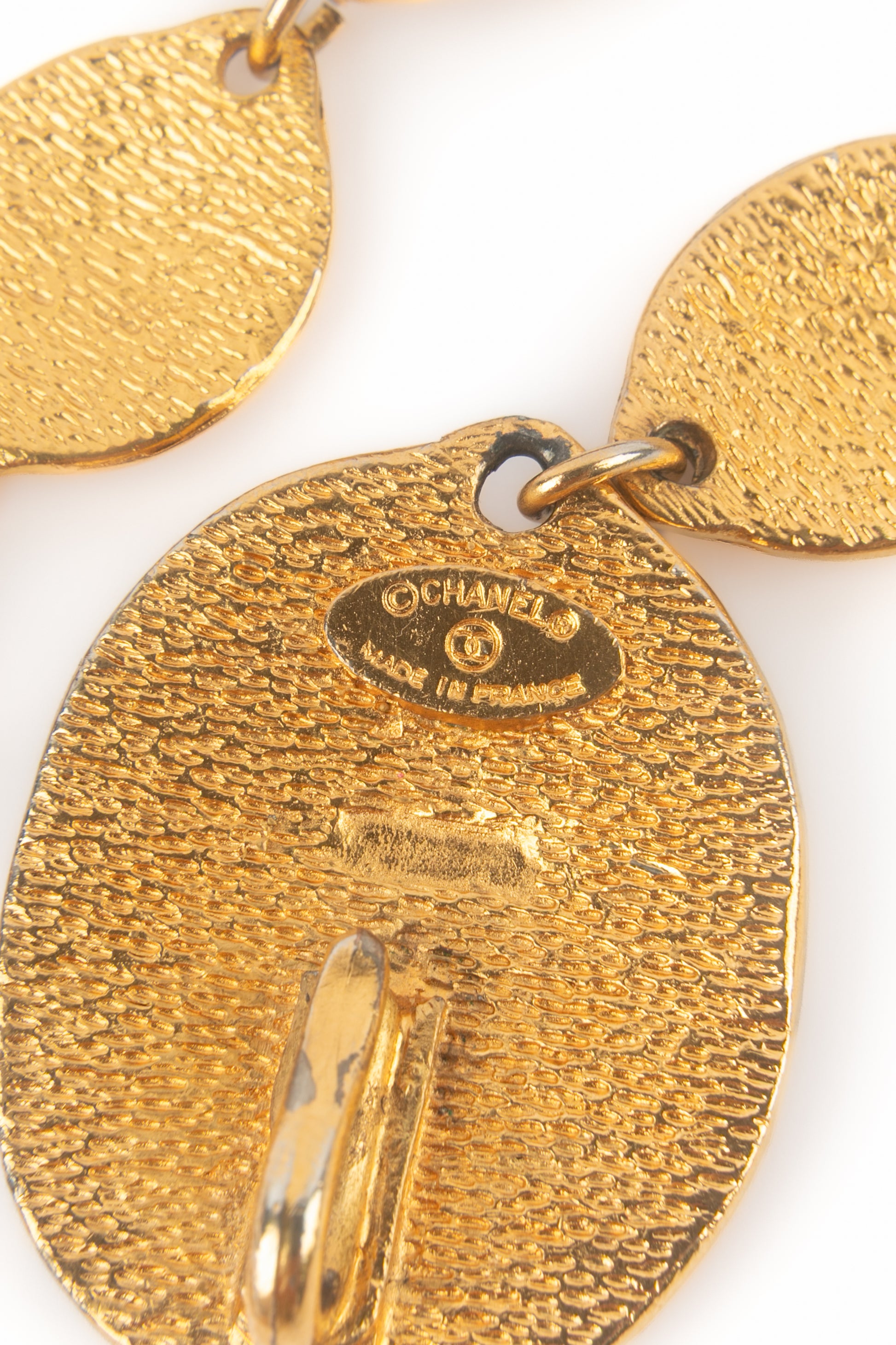 Ceinture dorée Chanel 1980's
