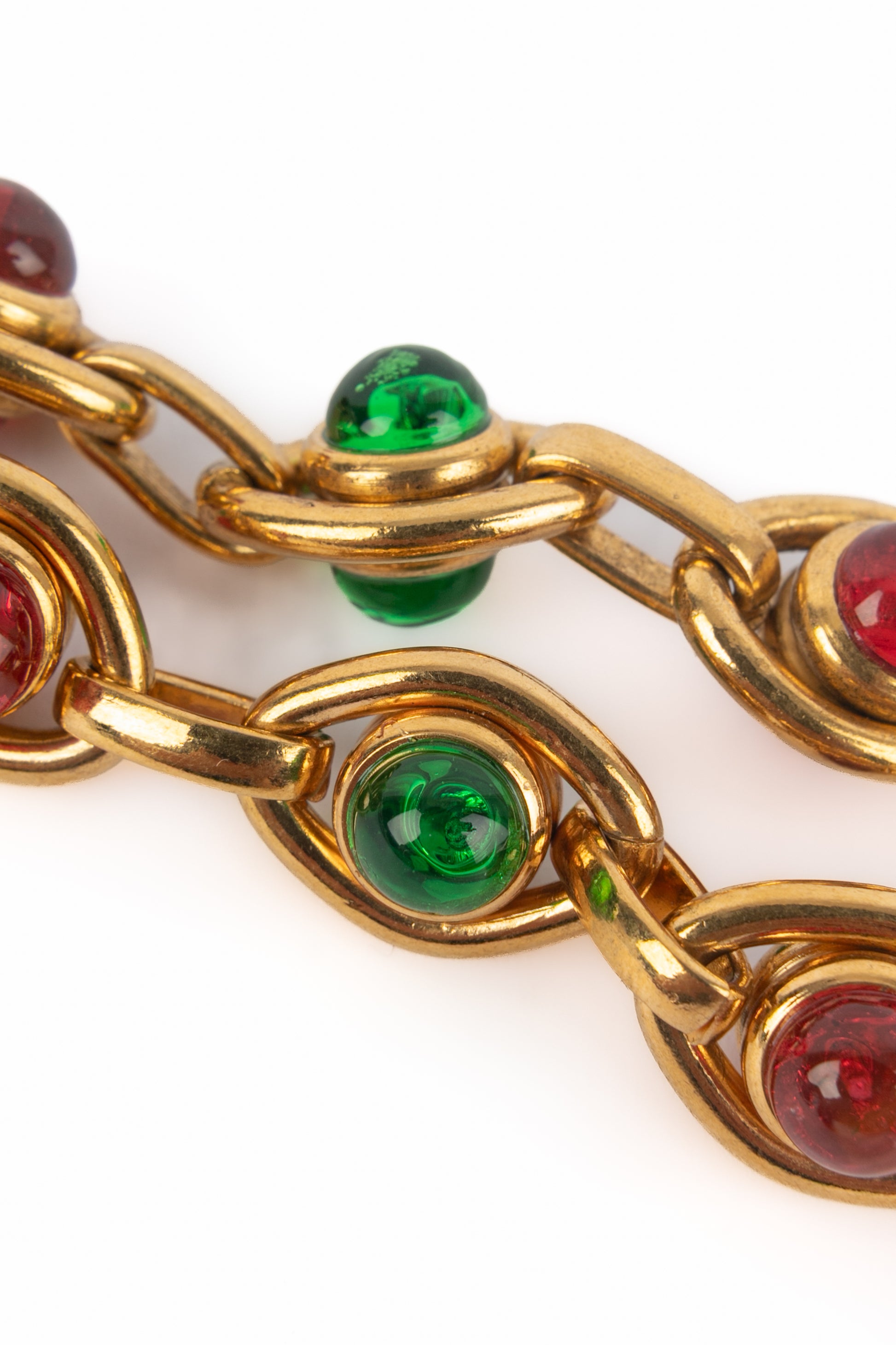 Collier en pâte Chanel 1990's