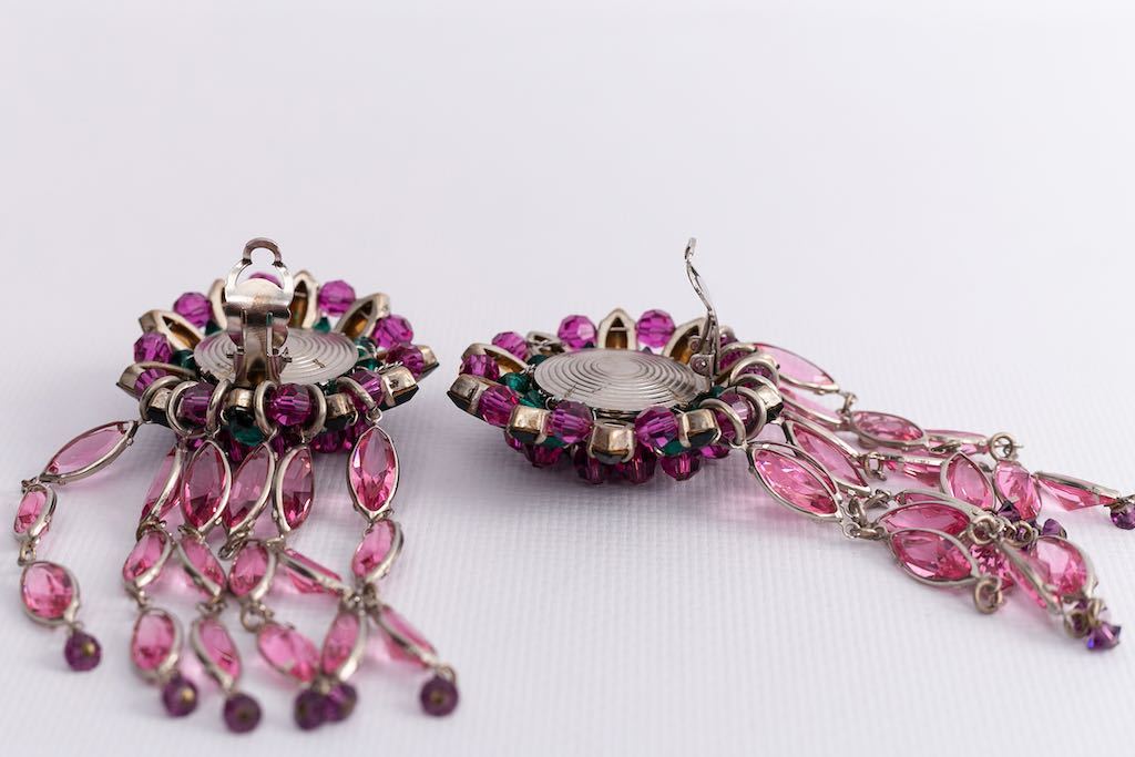 Boucles d'oreilles Balenciaga (Attribuées à)