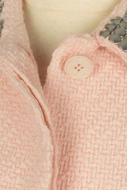 Manteau en laine rose Dior 