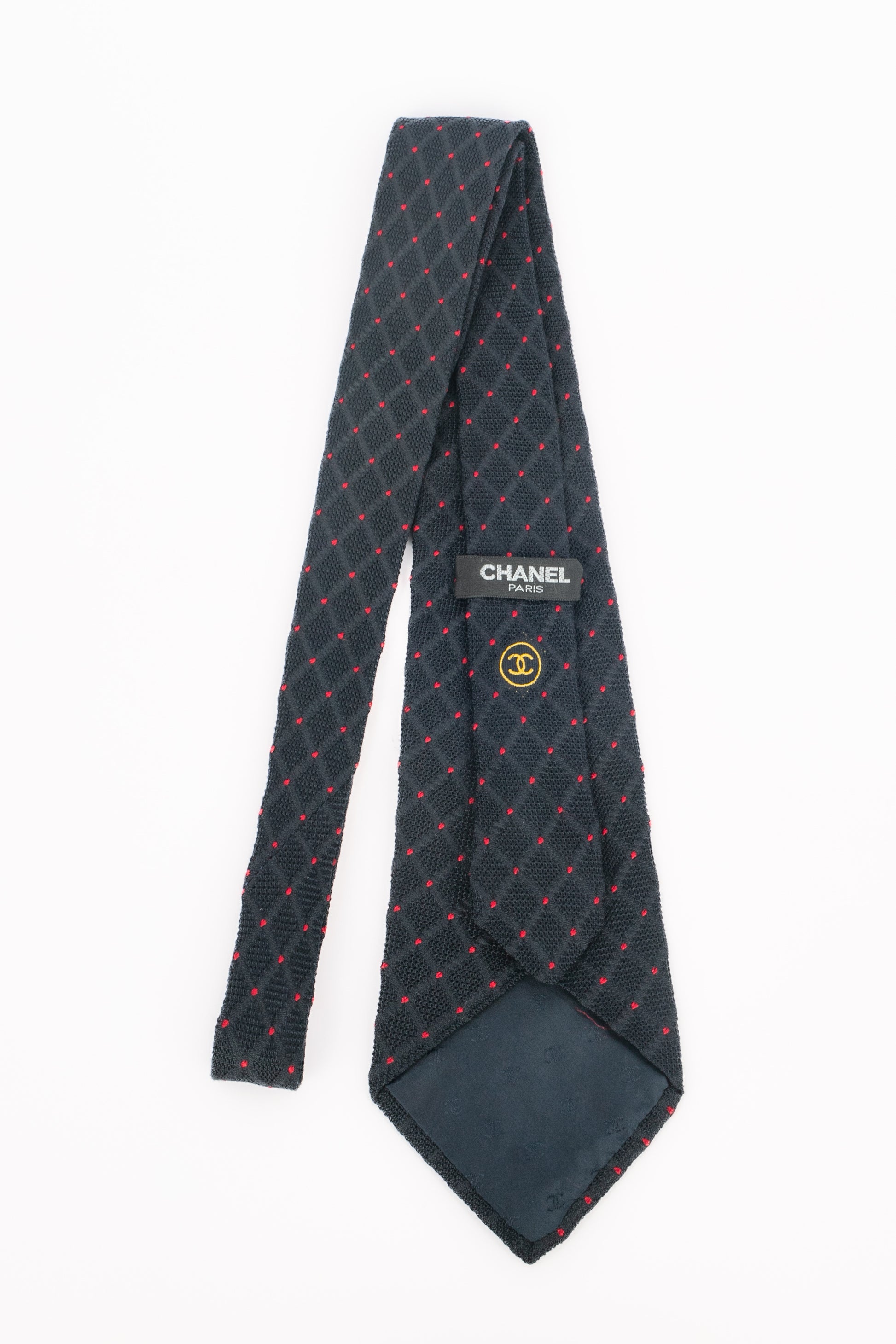 Cravate en soie Chanel