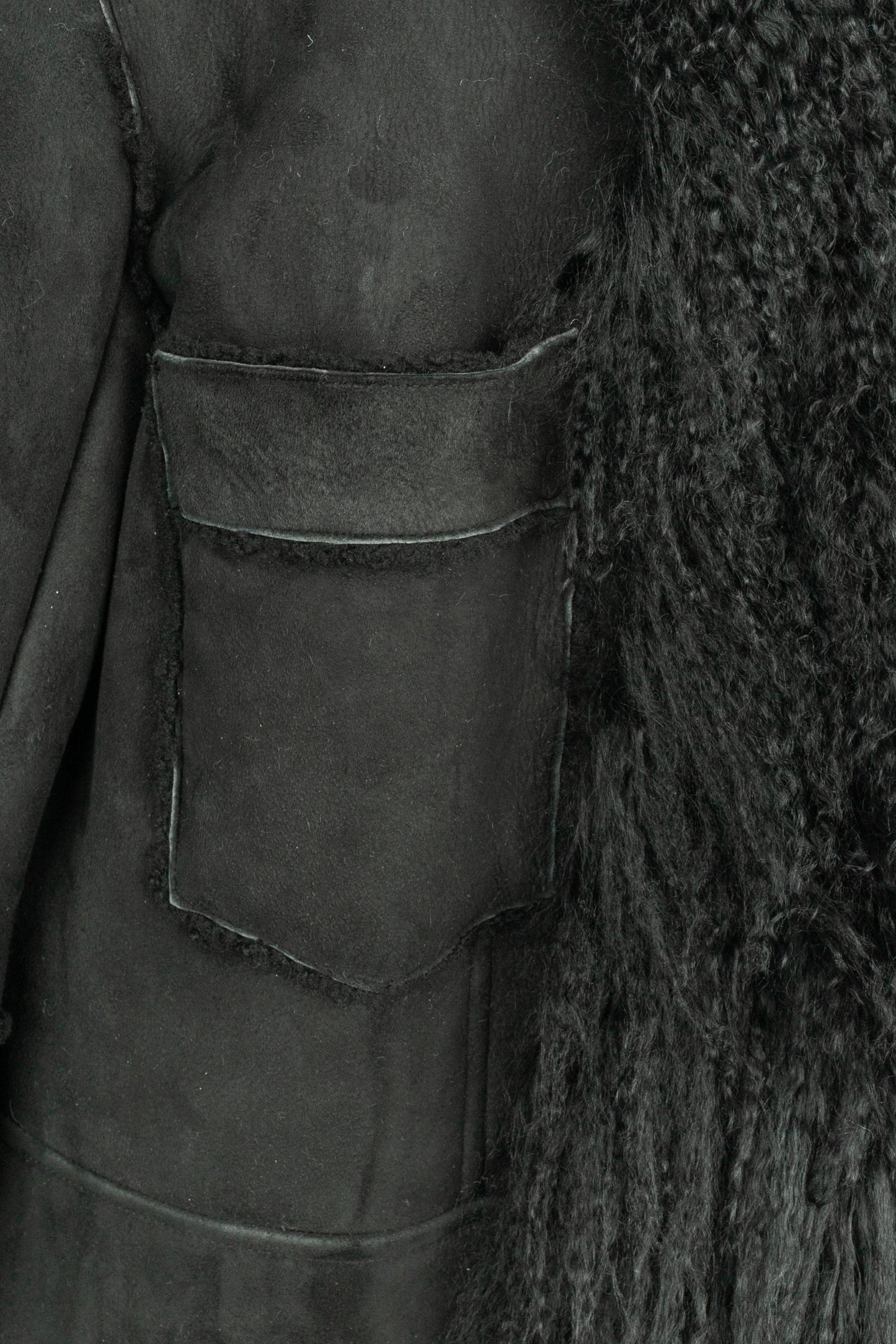 Manteau en cuir John Galliano 