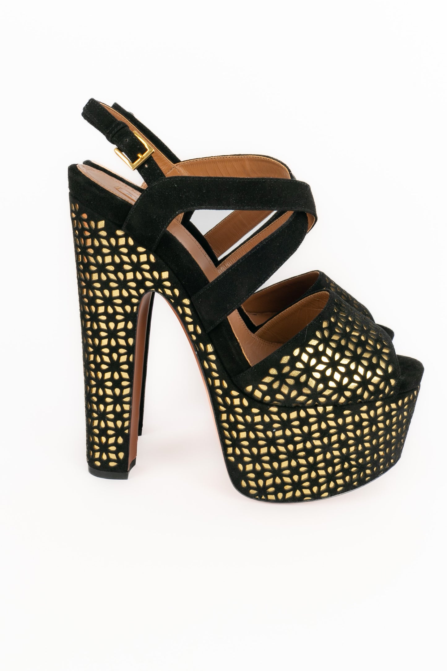 Escarpins en cuir Alaïa 