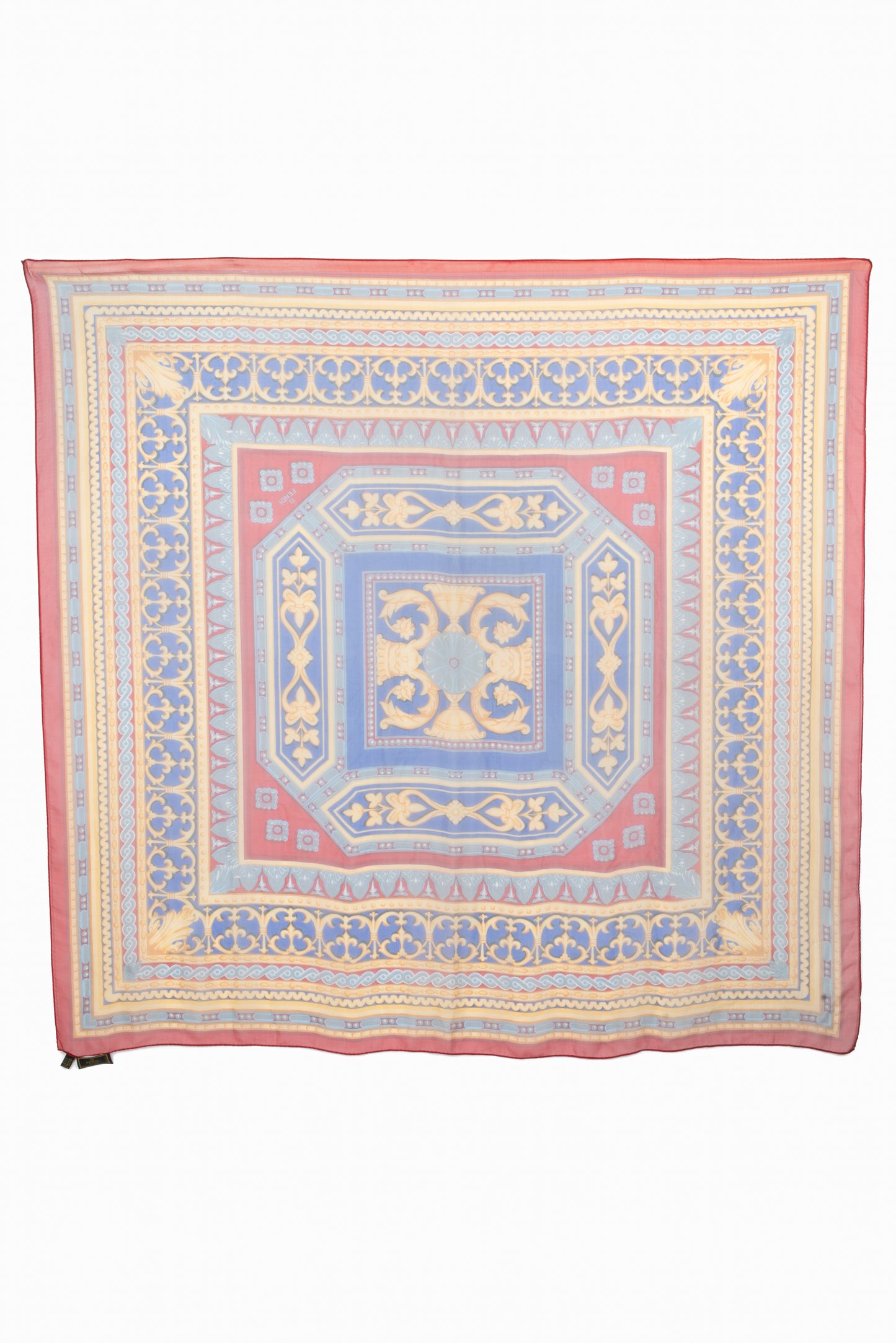 Foulard en mousseline Fendi