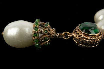 Collier de perles Chanel 1980's