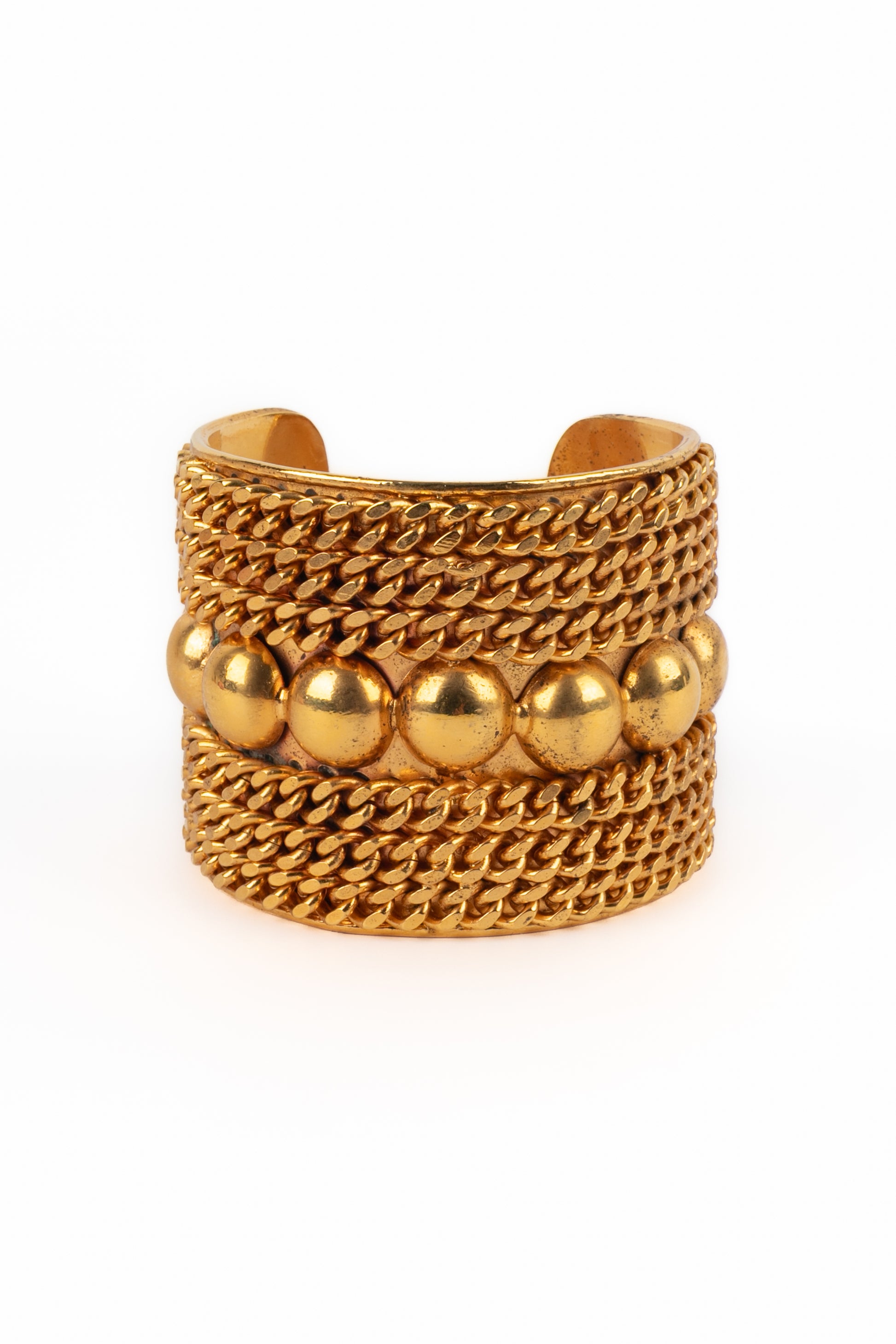 Bracelet manchette Chanel 1980's