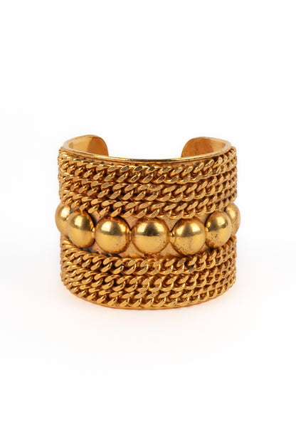 Bracelet manchette Chanel 1980's
