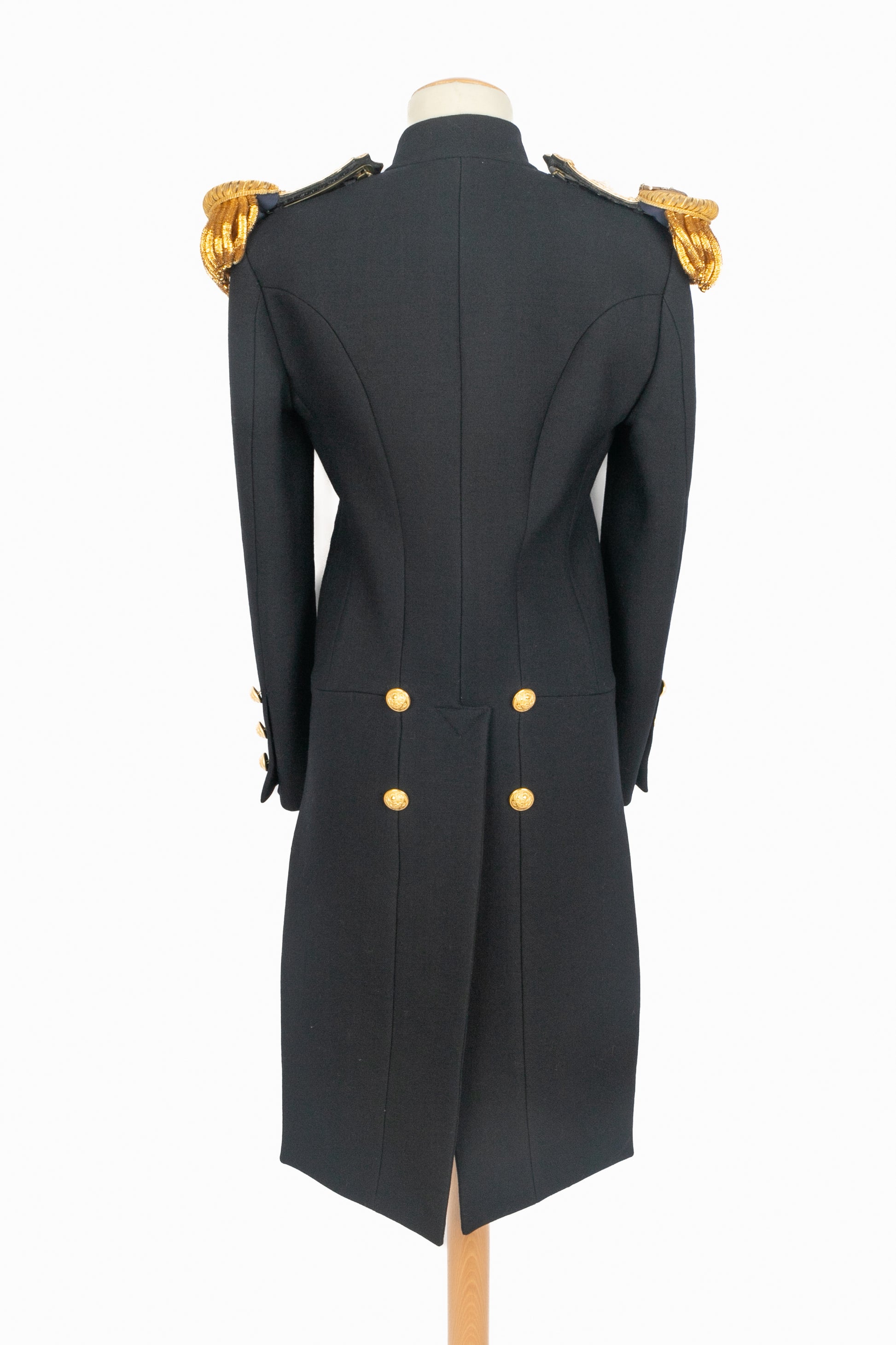 Manteau "Navy" Balmain Homme Hiver 2016