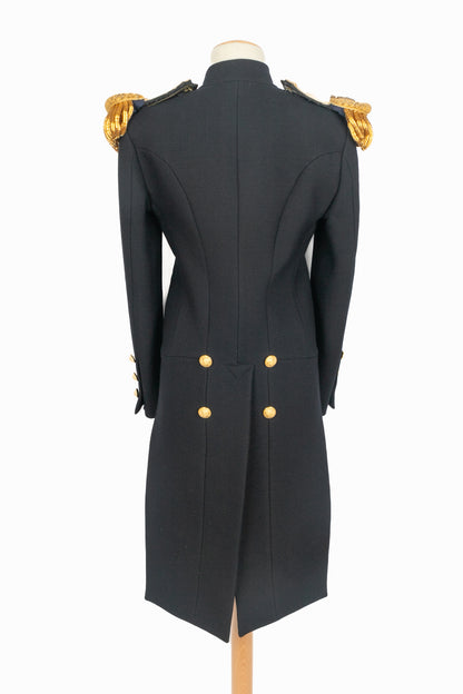 Manteau "Navy" Balmain Homme Hiver 2016