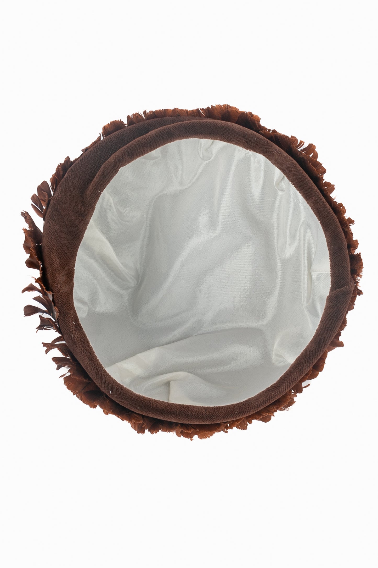 Chapeau vintage en plumes