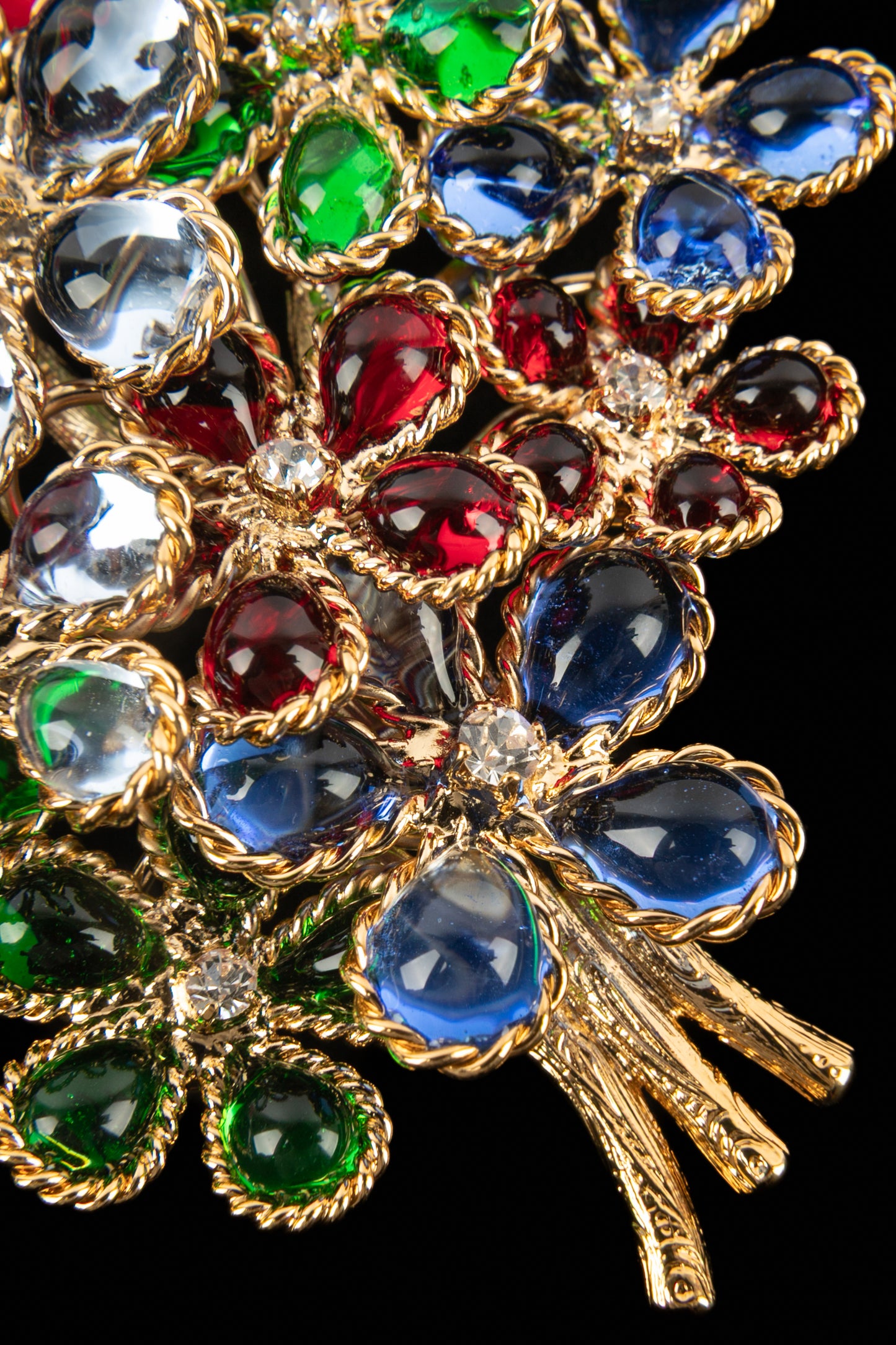 Broche fleurs Augustine