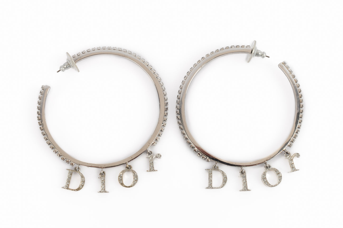 Boucles d'oreilles créoles Christian Dior 