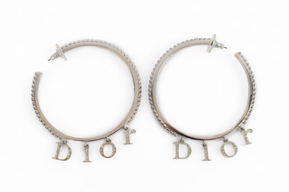 Boucles d'oreilles créoles Christian Dior 