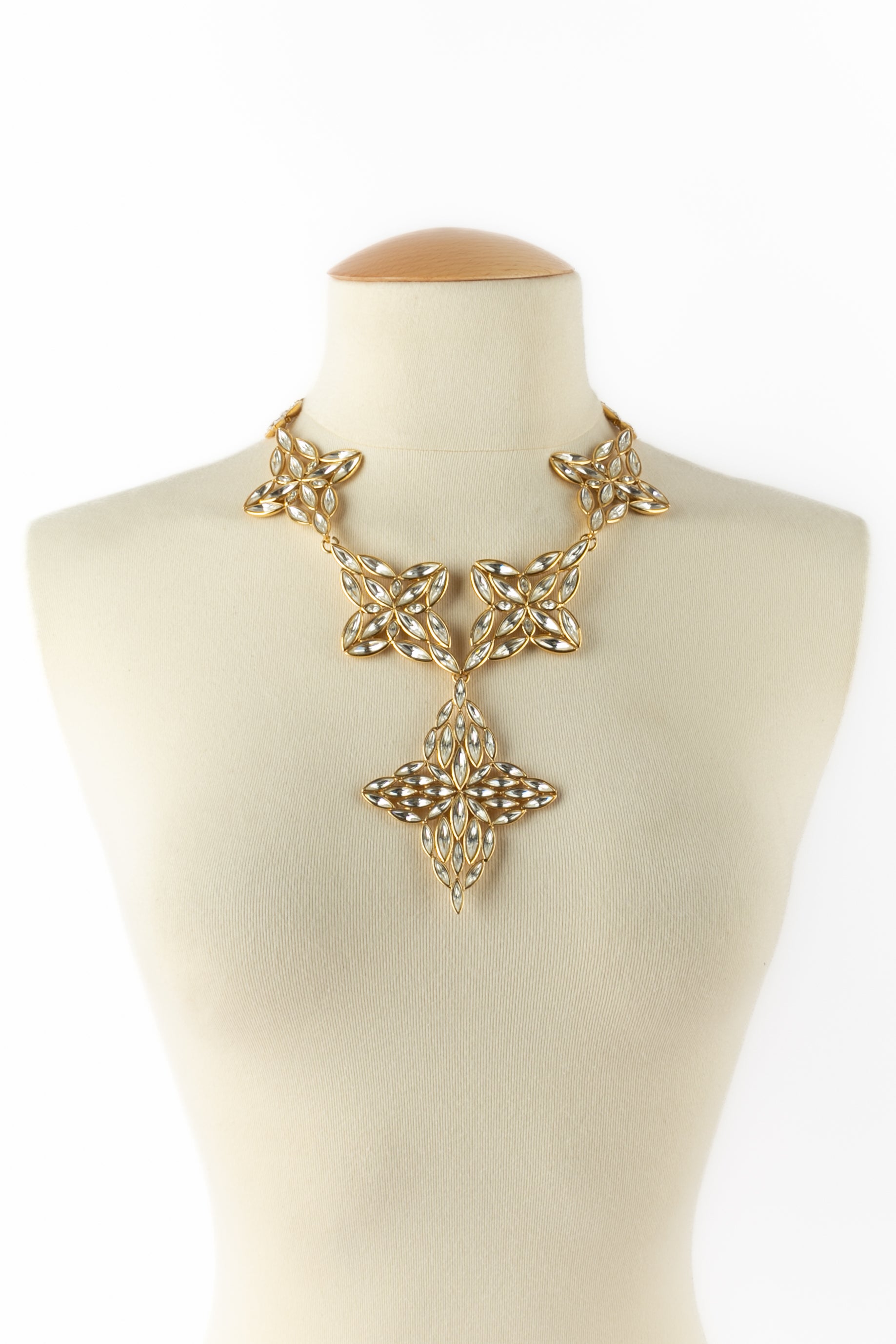 Collier strassé Yves Saint Laurent