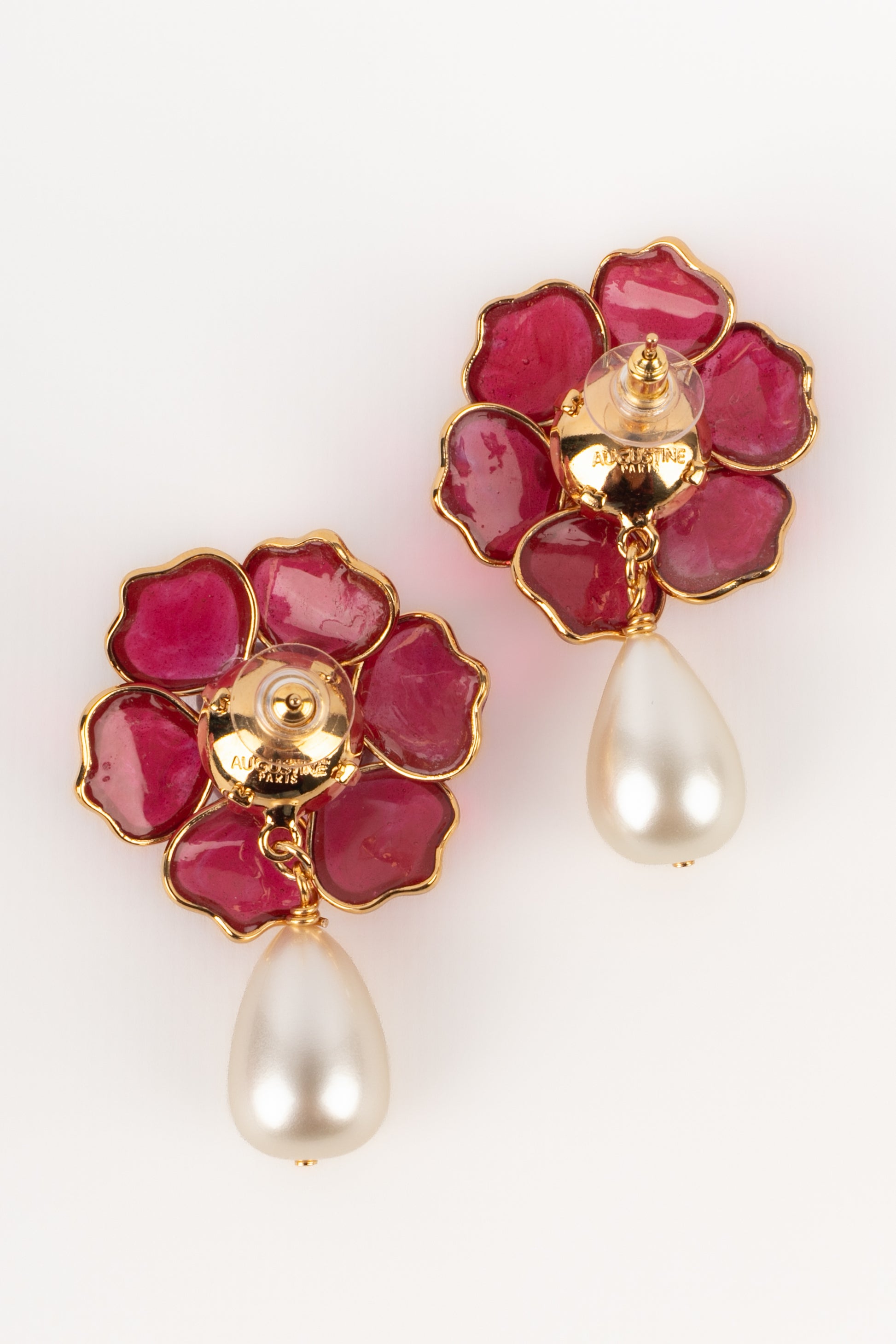 Boucles d'oreilles fleurs Augustine