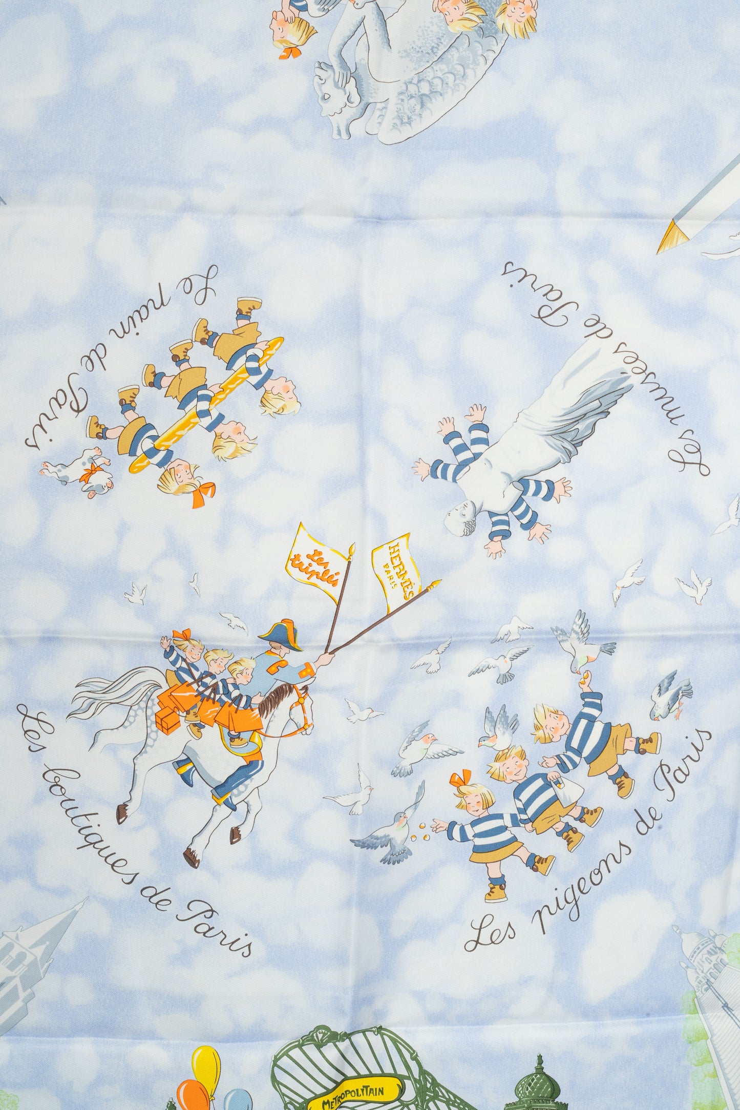 Carré "Les Triplés" Hermès