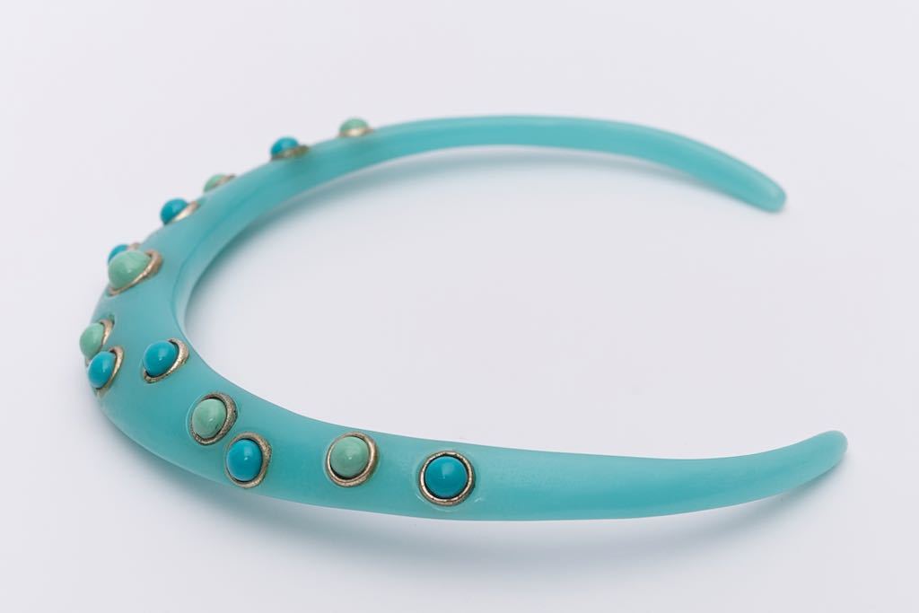 Collier bleu Isaky