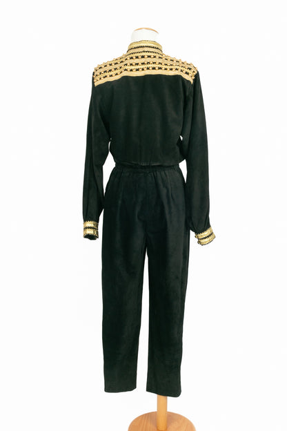 Combinaison en cuir Christian Dior