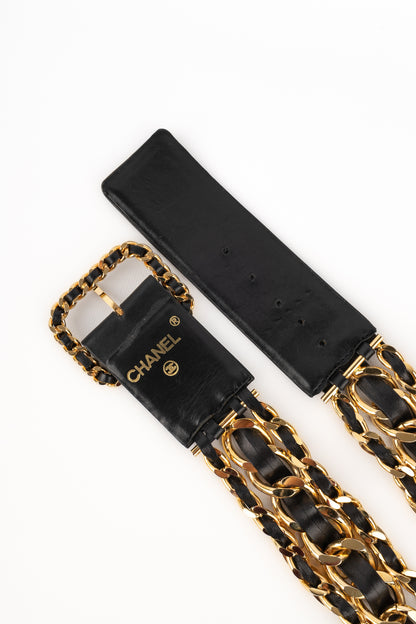 Ceinture en cuir Chanel