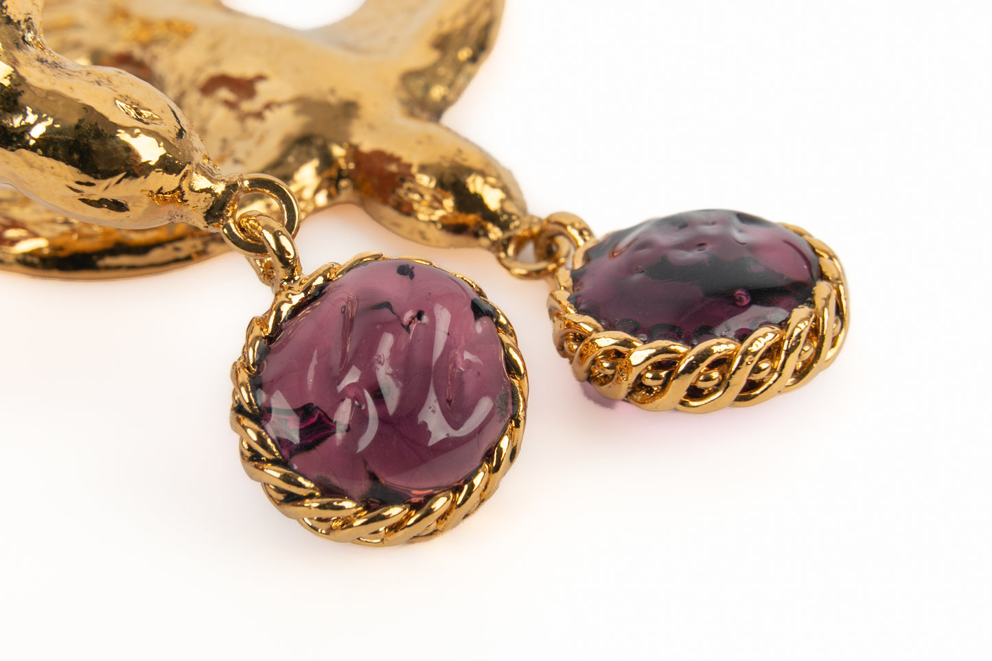 Boucles d'oreilles Chanel Haute Couture 1970's