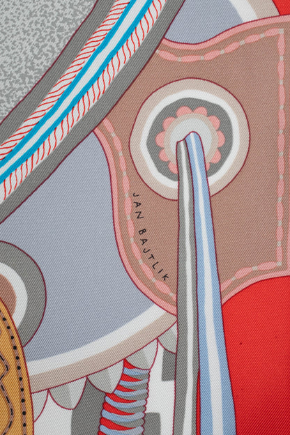 Foulard / Carré "La selle imaginaire" Hermès