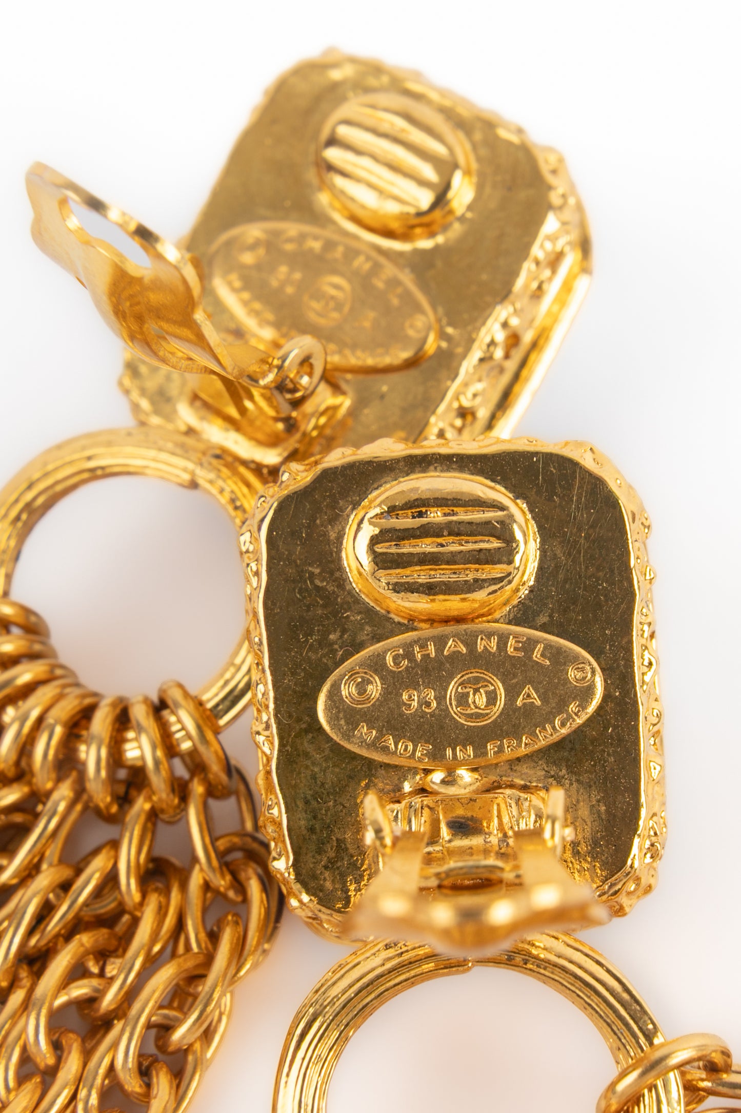 Boucles d'oreilles Chanel Hiver 1993