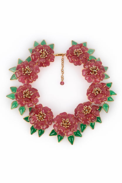Collier fleurs Augustine
