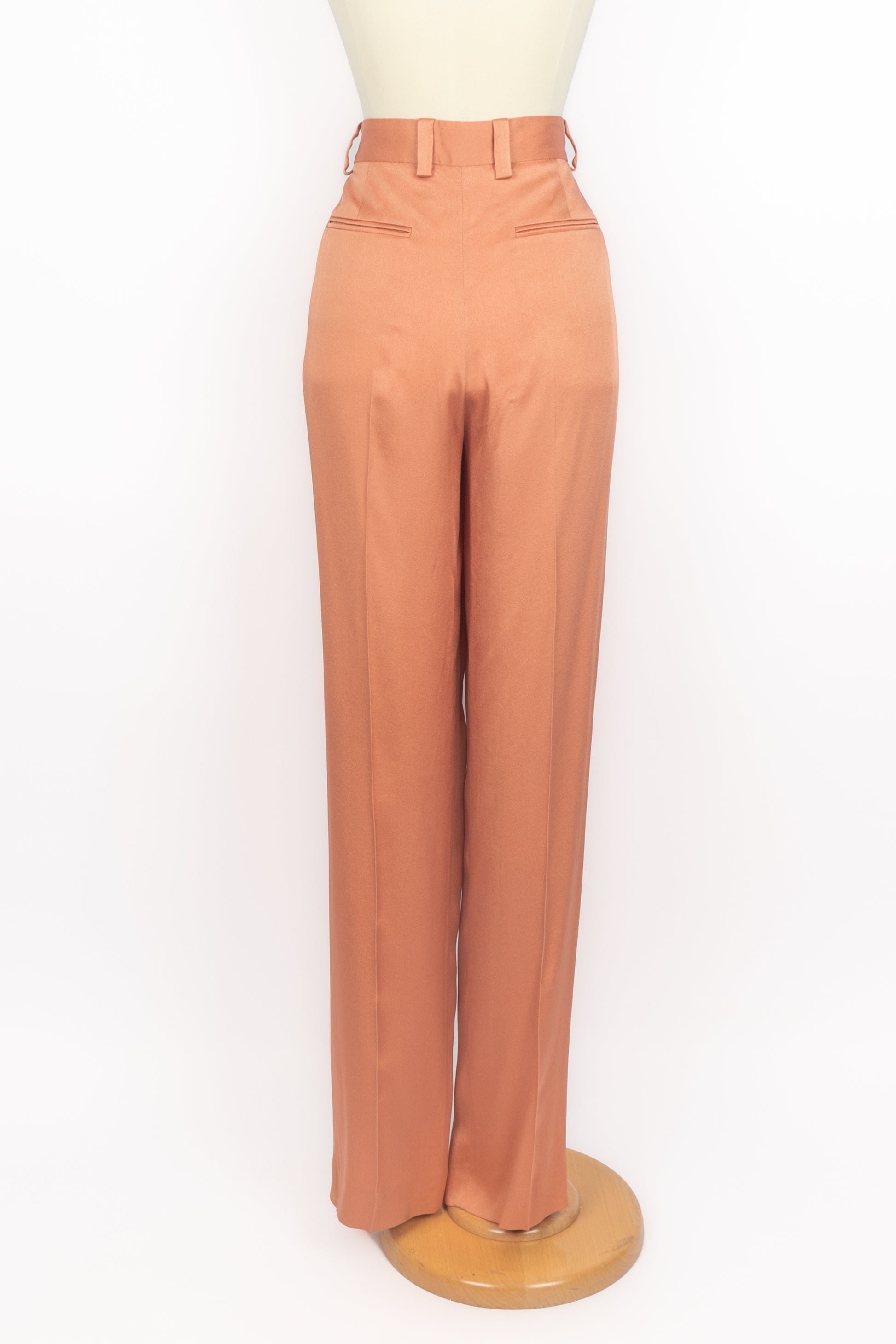 Pantalon en satin Lanvin