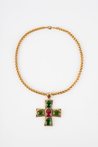 Collier Croix Les Paruriers par Goossens