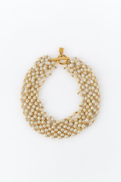 Collier de perles Karl Lagerfeld