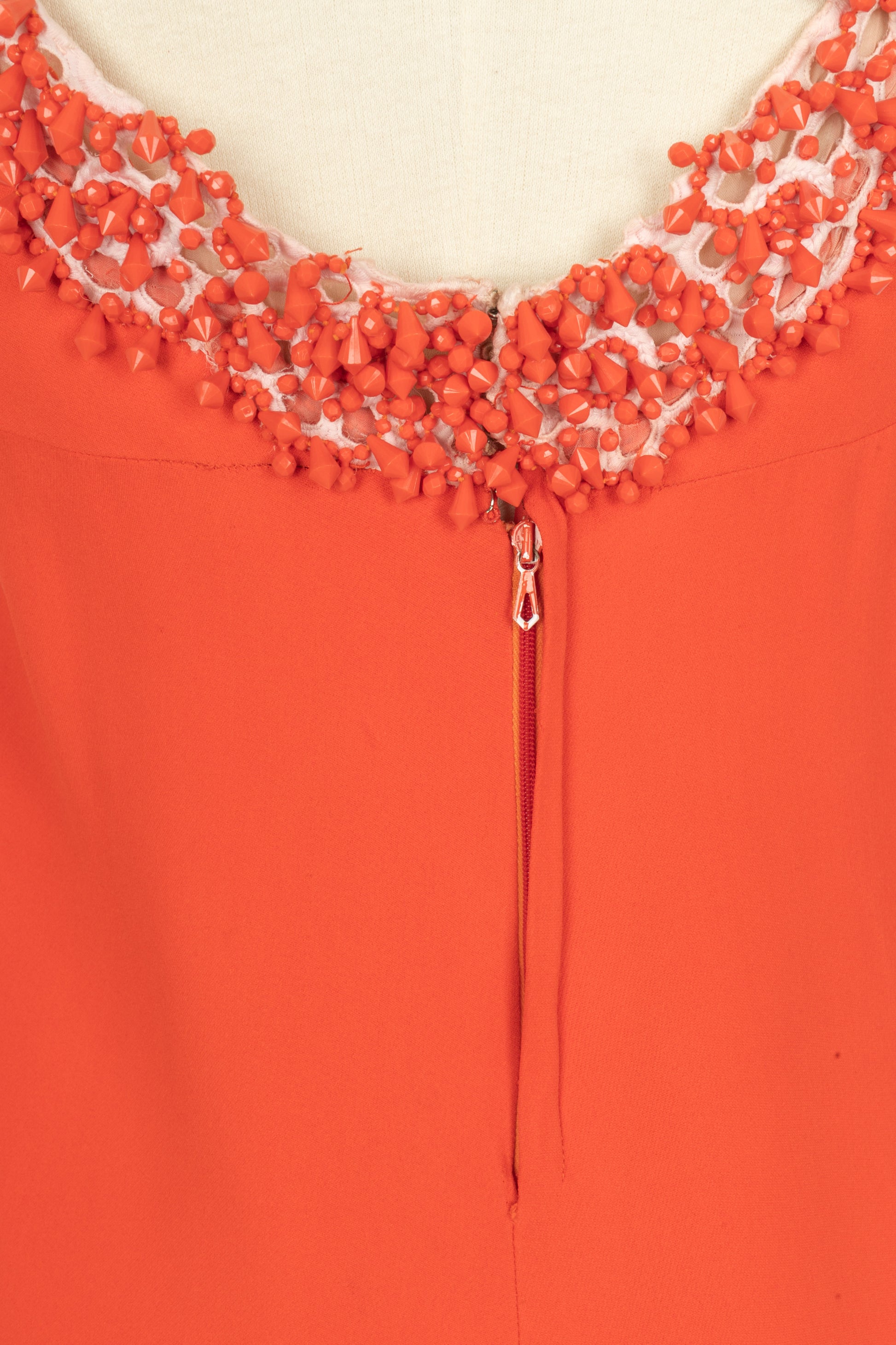 Robe perlée Carven 1960's