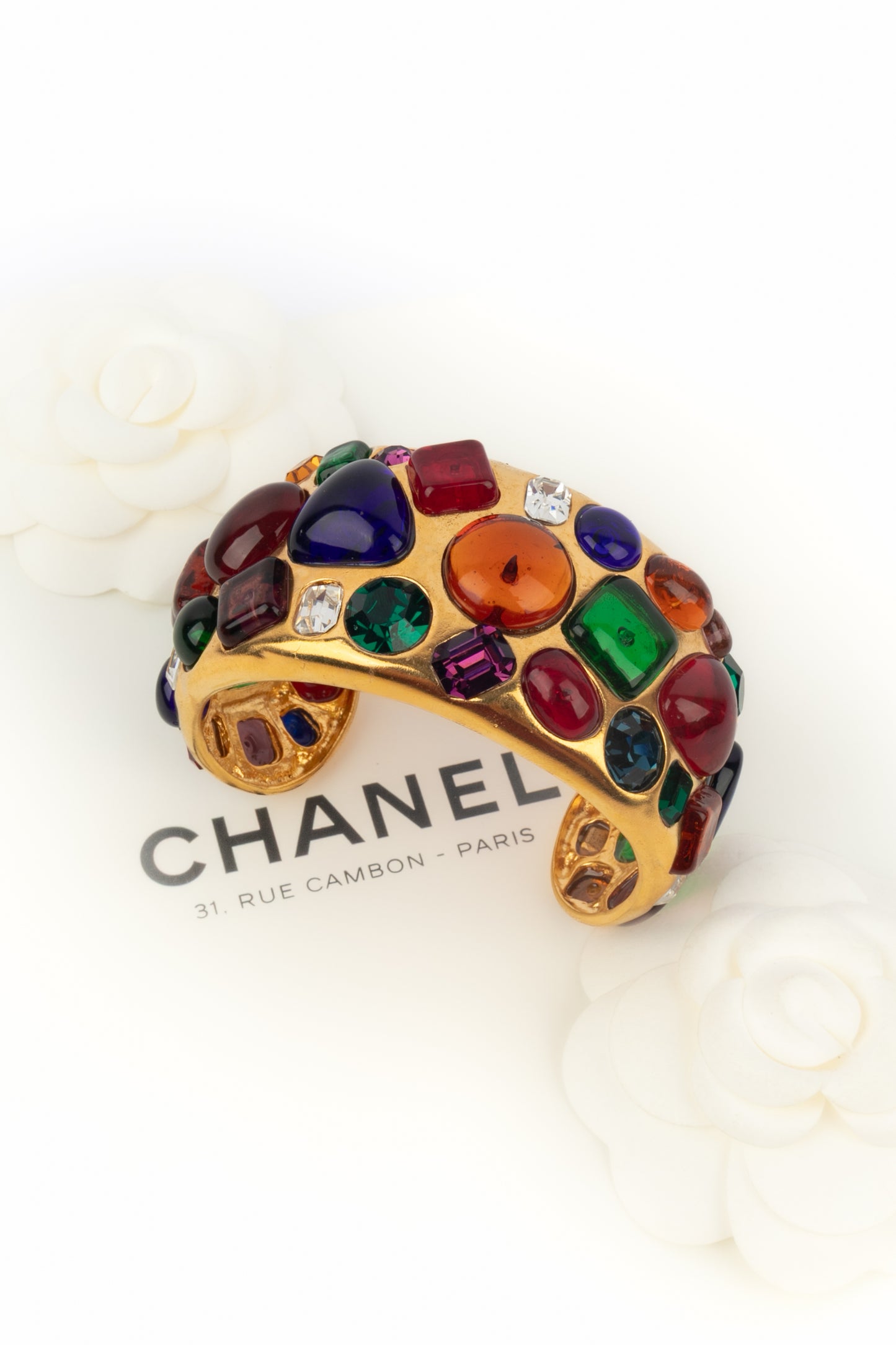Bracelet manchette Chanel 1990's
