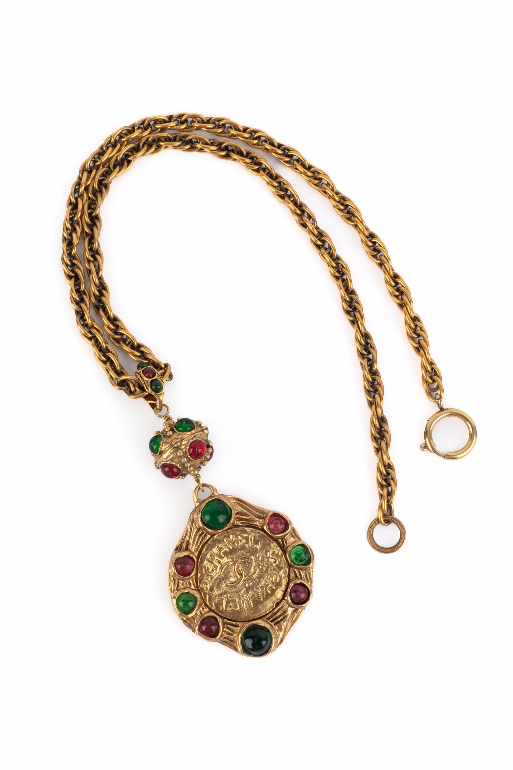 Collier pendentif Chanel 1990's