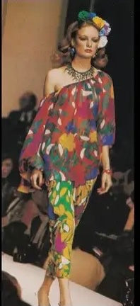 Collier corail Yves Saint Laurent