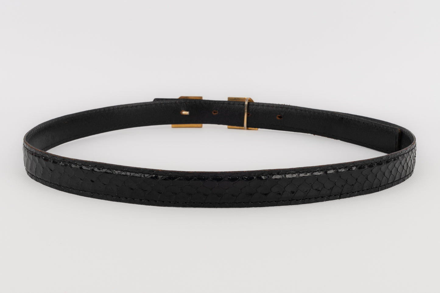 Ceinture en serpent Pierre Cardin