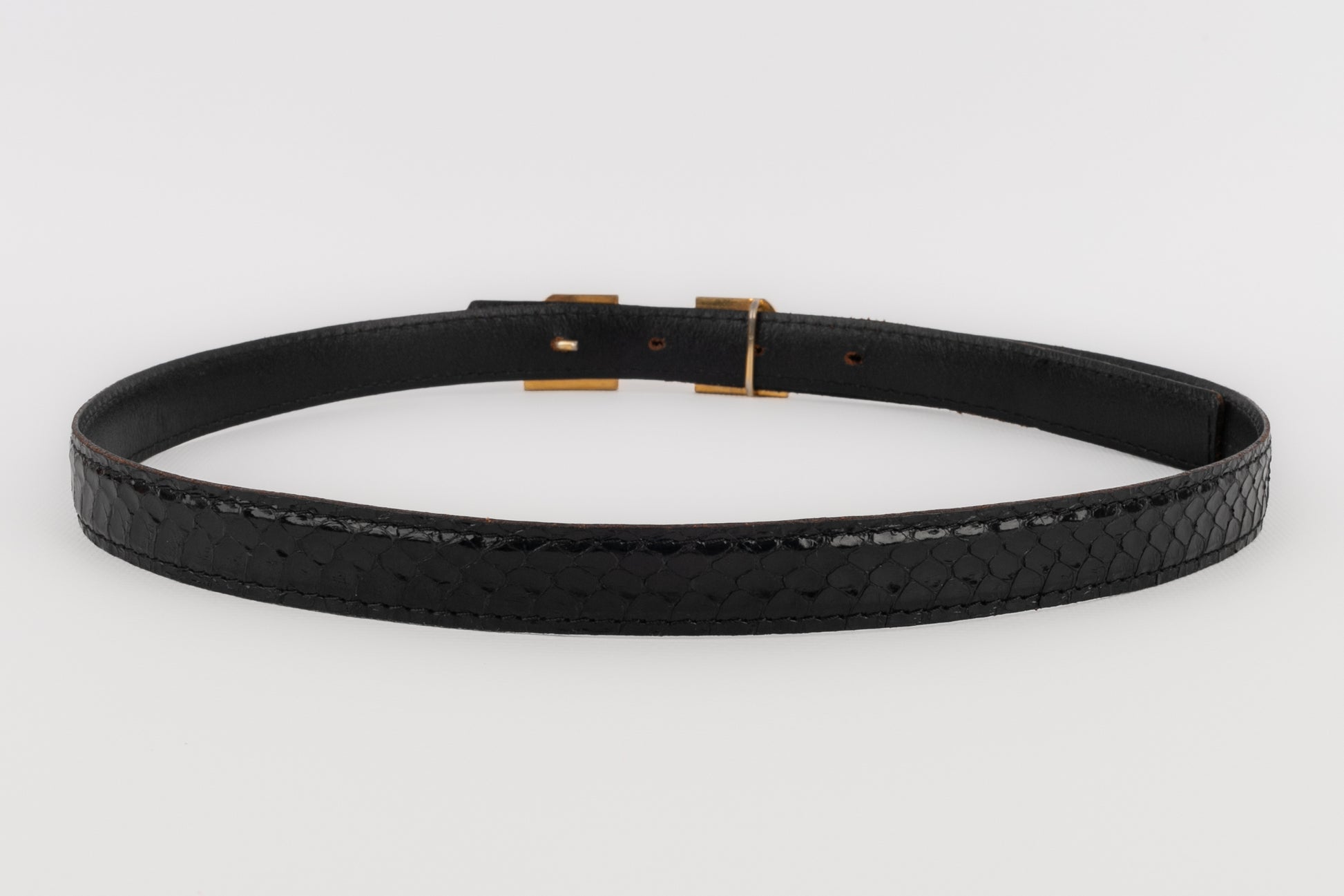 Ceinture en serpent Pierre Cardin