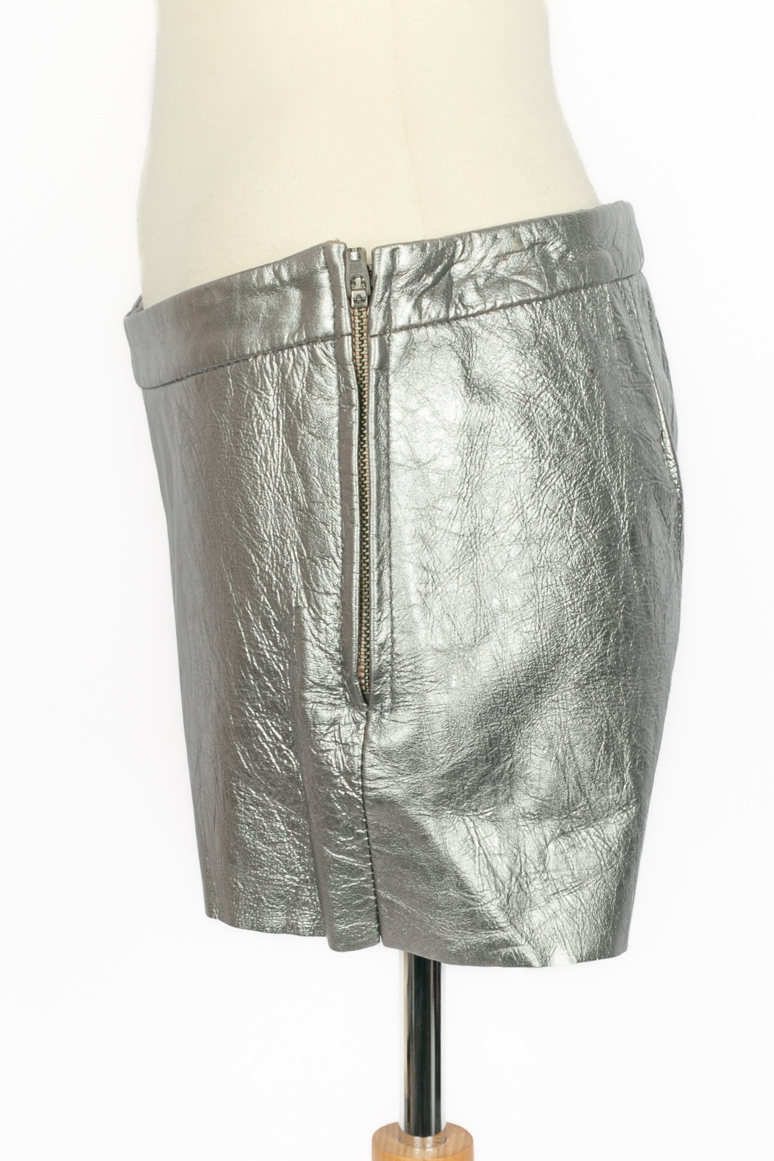 Short en cuir Peachoo + Krejberg