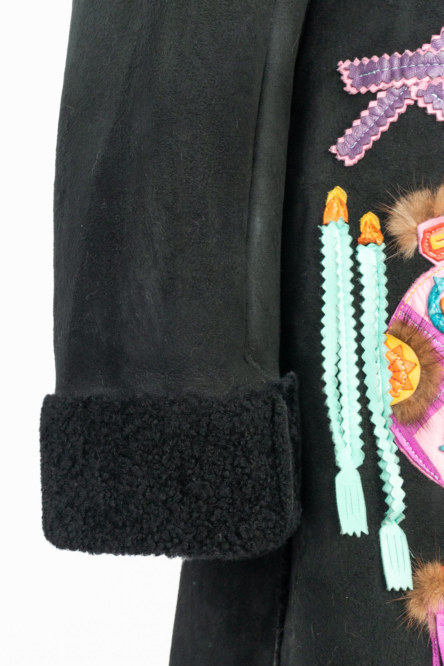 Manteau en cuir John Galliano 