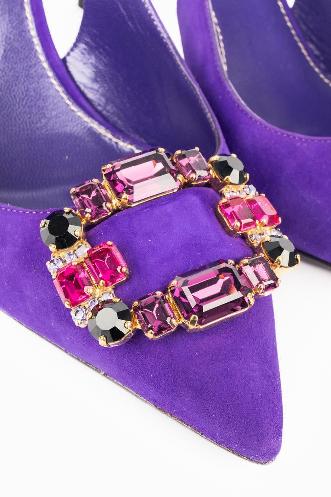 sergio rossi ♡パープル オープントゥ パンプス 37.5 sergio rossi ♡パープル オープントゥ パンプス 37.5 Sergio Rossi