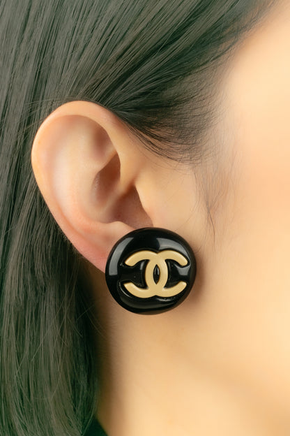 Boucles d'oreilles cc Chanel 1995