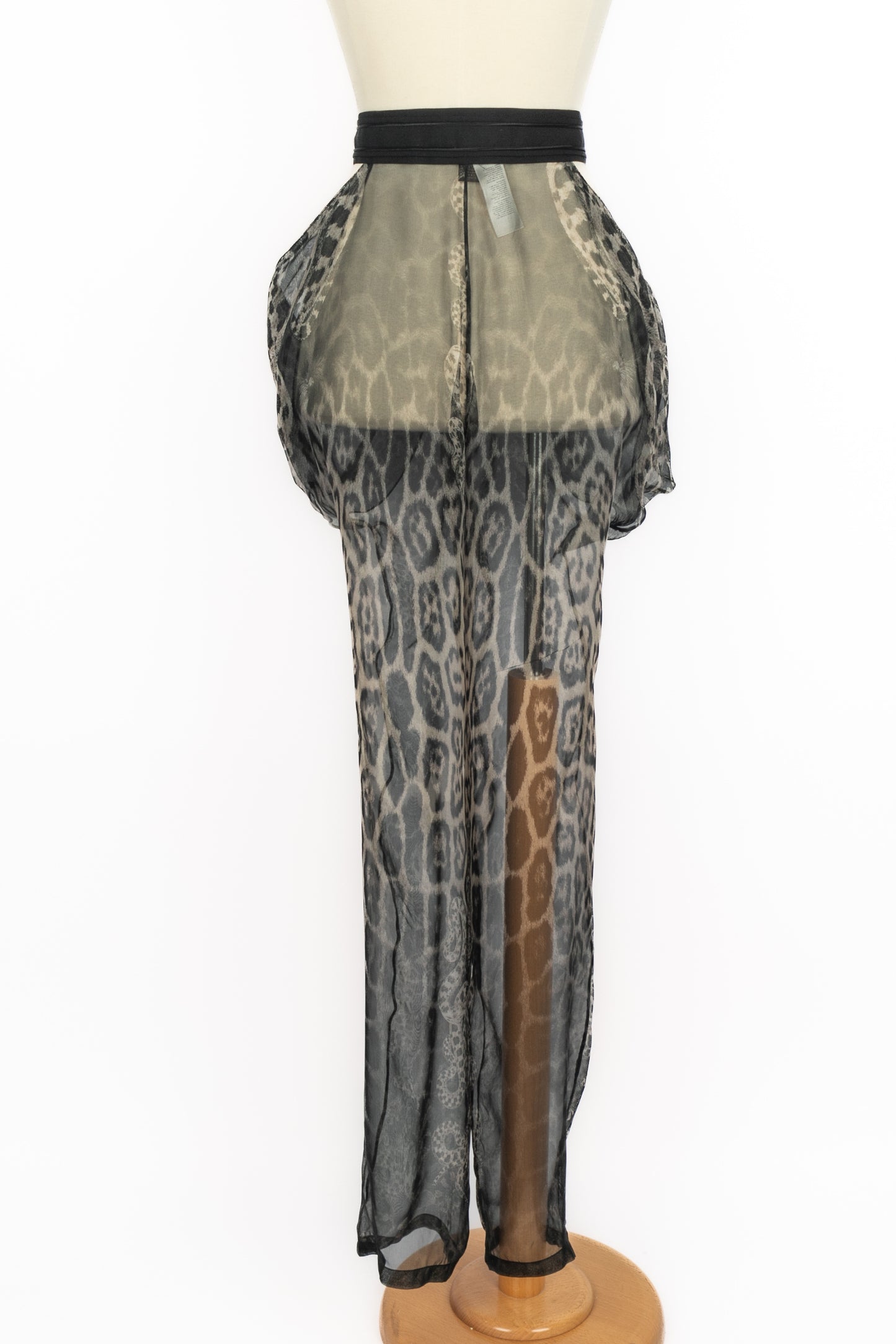 Pantalon en mousseline Roberto Cavalli