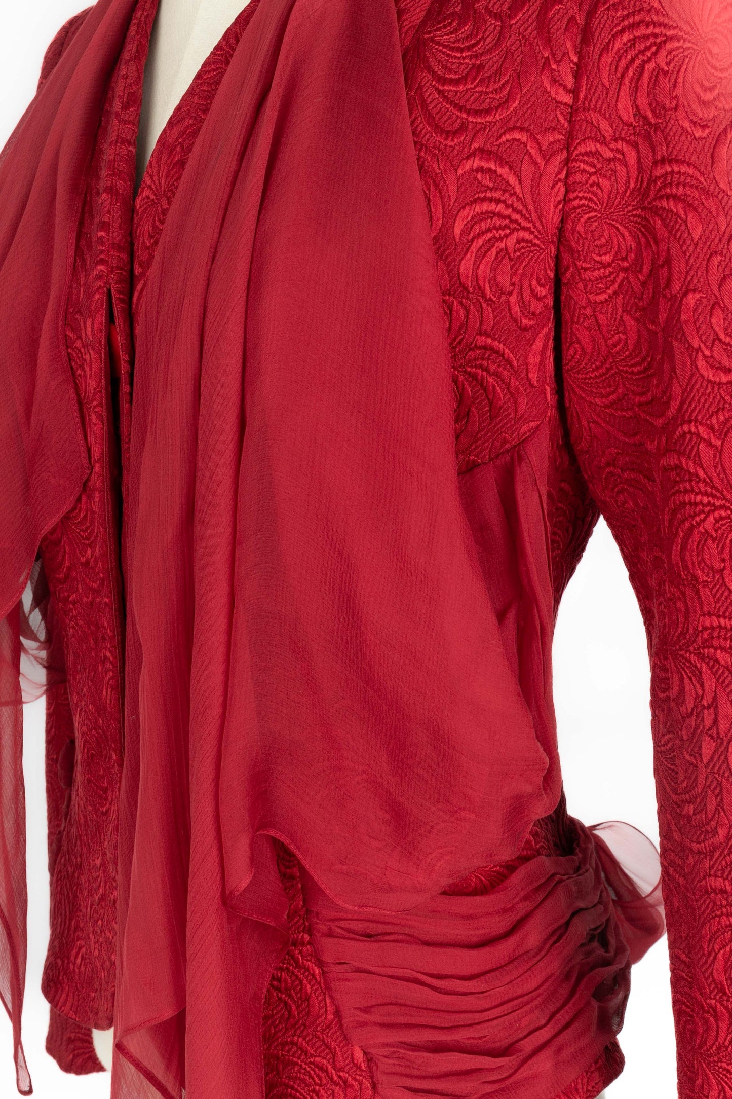 Veste rouge Galliano