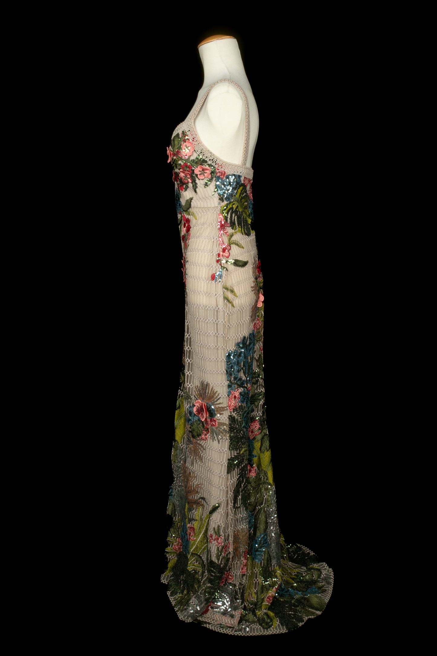 Robe brodée Elie Saab Printemps 2025