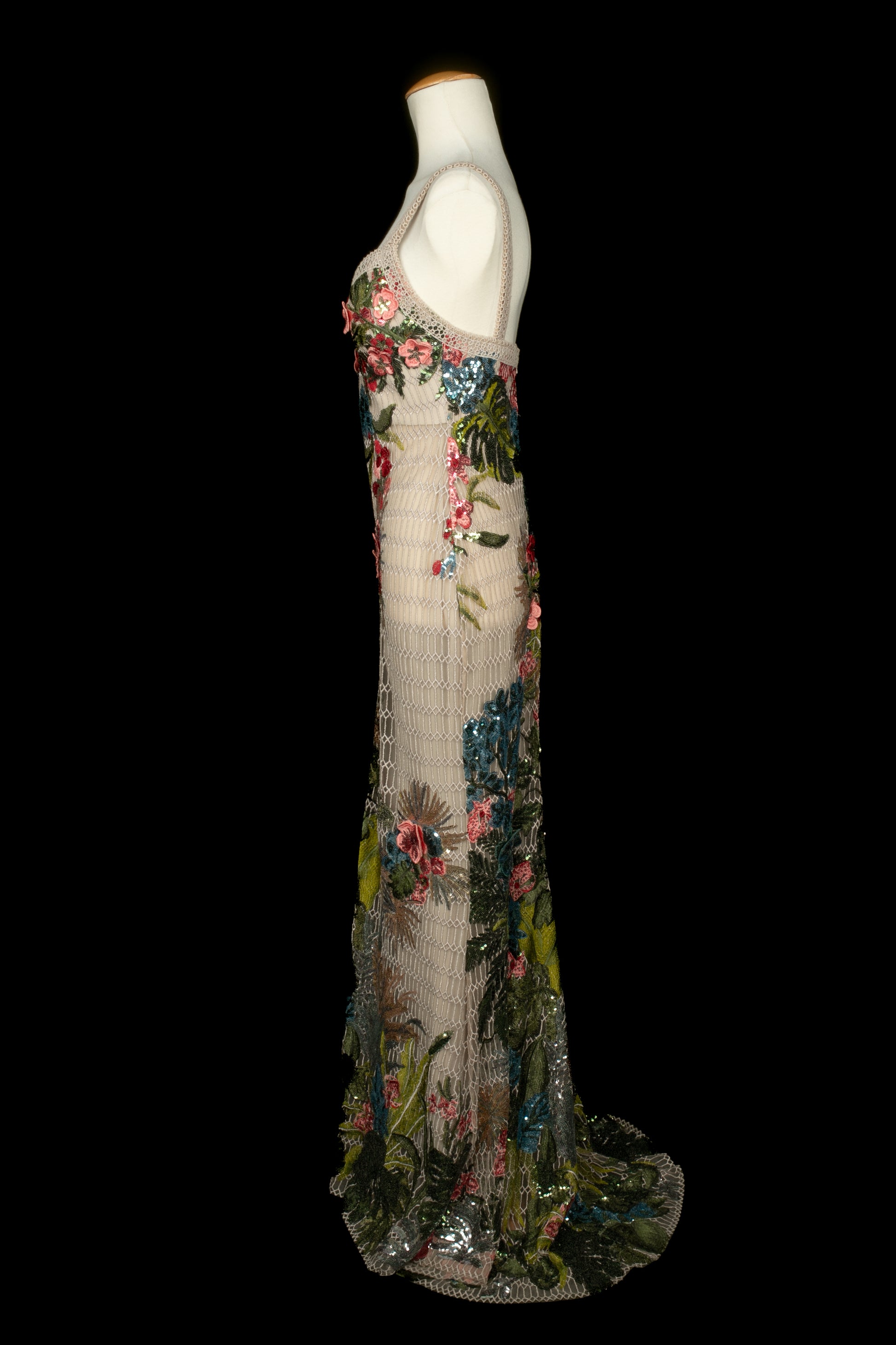 Robe brodée Elie Saab Printemps 2025