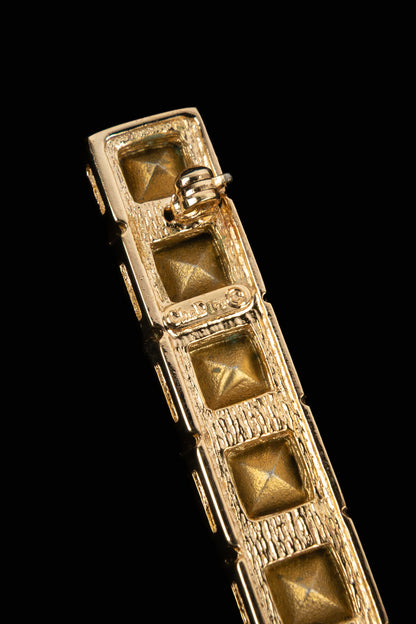 Broche rectangulaire Christian Dior 