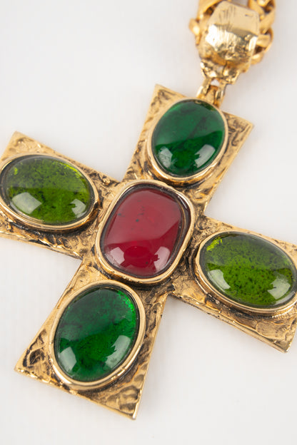 Collier Croix Les Paruriers par Goossens