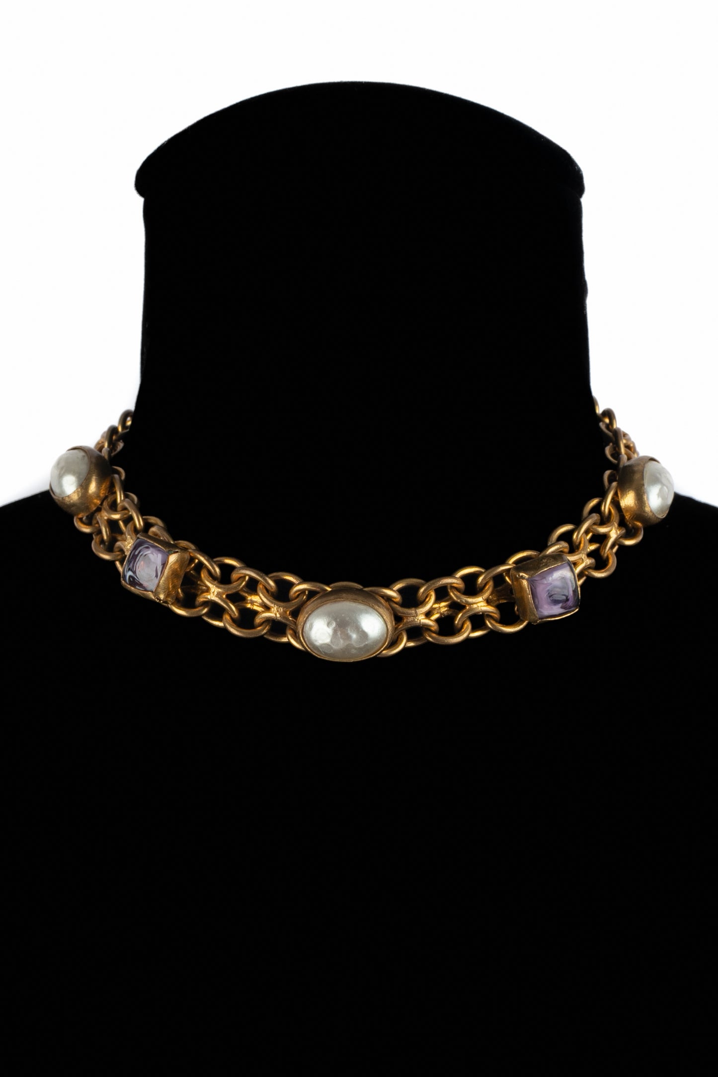 Parure Chanel X atelier Denez circa 1975