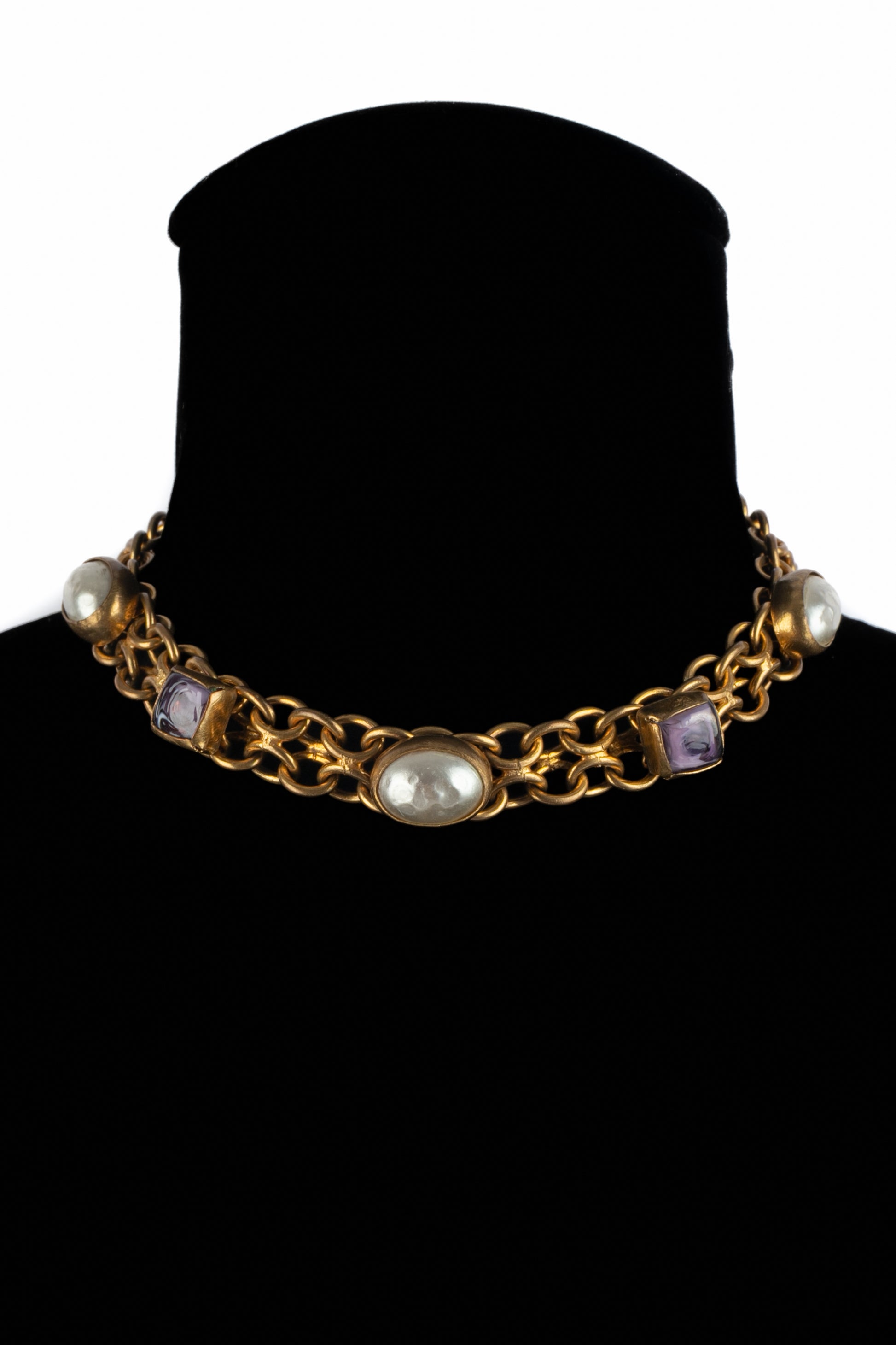 Parure Chanel X atelier Denez circa 1975